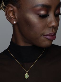 Palmonas - Moonstone Quartz Necklace for Womens Waterproof & Anti-Tarnish