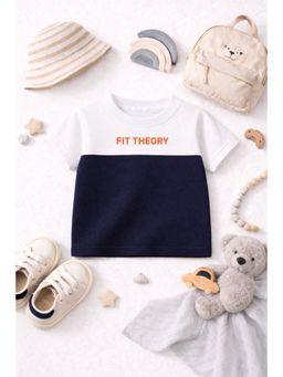 The Fit Theory - Unisex Kids Cut and Sew T-Shirts - Black