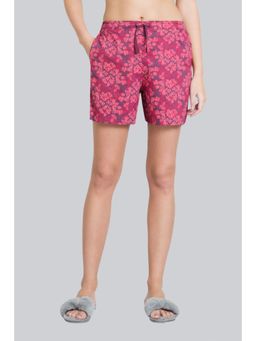 Van Heusen Woman Lingerie and Athleisure - Van Heusen Women Functional Pocket & Drawstring Waist Lounge Shorts - Pink