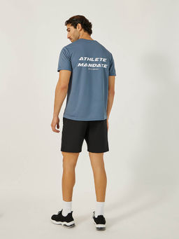 Styli - Multi-Color Solid Regular Fit T-Shirt and Shorts (Set of 2)