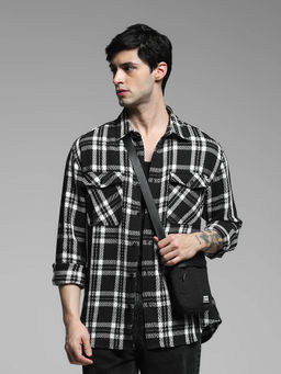 Jack & Jones - Black Checks Regular Fit Shirt