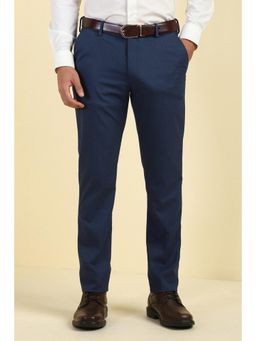 Allen Solly - Men Navy Stripe Formal Trousers