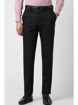 Van Heusen - Men Black Check Trousers
