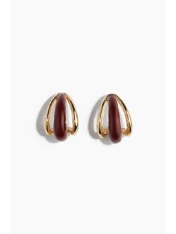 H&M - Women Gold Drop-Shaped Earrings