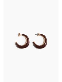 H&M - Women Gold Two-Tone Hoop Earrings