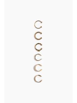 H&M - Women Gold 6-Pack Ear Cuffs