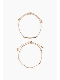 H&M - Women Gold 2-Pack Bracelets