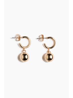 H&M - Women Gold Pendant Hoop Earrings