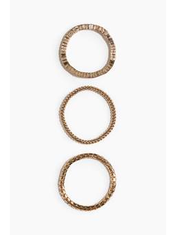 H&M - Women Gold 3-Pack Chunky Bracelets