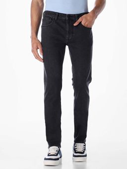 Jack & Jones - Men Straight Fit Black Jeans