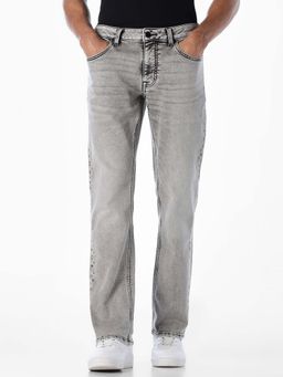 Jack & Jones - Men Regular Fit Grey Jeans