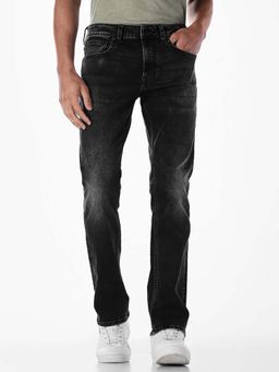 Jack & Jones - Men Regular Fit Black Jeans
