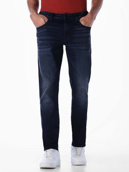Jack & Jones - Men Slim Fit Dark Blue Jeans