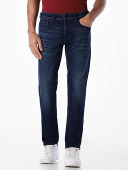 Jack & Jones - Men Slim Fit Dark Blue Jeans