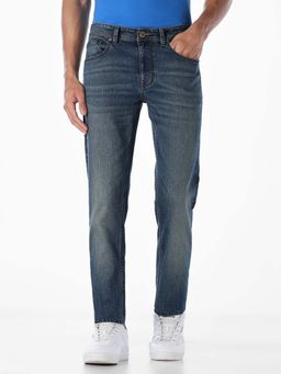 Jack & Jones - Men Straight Fit Dark Blue Jeans
