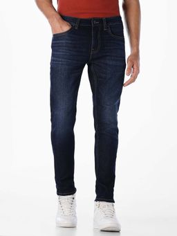 Jack & Jones - Men Slim Fit Dark Blue Jeans