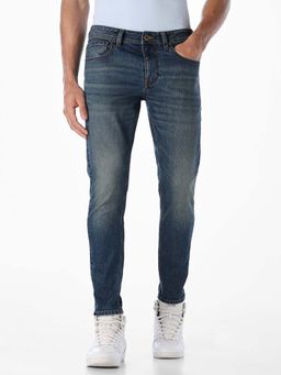 Jack & Jones - Men Slim Fit Dark Blue Jeans