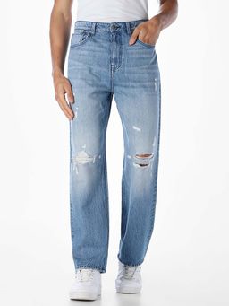 Jack & Jones - Men Loose Fit Light Blue Jeans