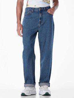 Jack & Jones - Men Loose Fit Blue Jeans