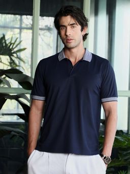 CAHOOT - Men's Midnight Blue Duality Polo T-Shirt