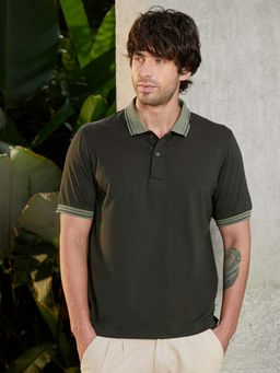 CAHOOT - Men's Seaweed Green Duality Polo T-Shirt