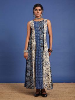 Sufiza Lifestyle - Block Print Ethnic Dress