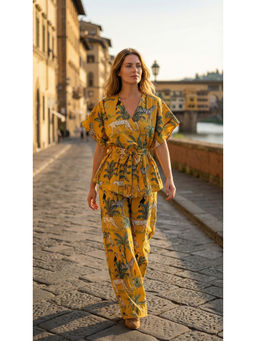 Loveprasha - Yellow Forest Printed Co-Ord Set