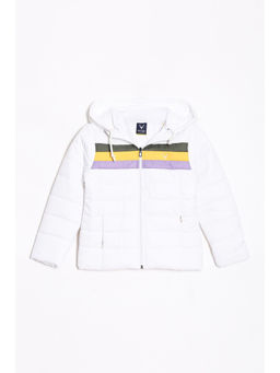 Allen Solly - Girls White Regular Fit Jacket