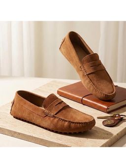 Rockport - Men Legacy Suede Leather Brown Loafers