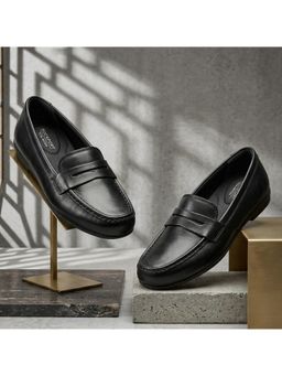 Rockport - Tmd Penny Slip-On Black Leather Loafers