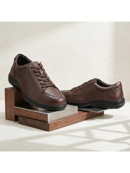 Rockport - Men Easeride ZORO Dark Brown Leather Oxfords