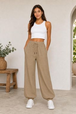 Cider - Solid Elastic Waist Joggers