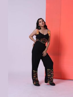 The House of She’s by Divya Gupta - Black Fiesty The Adorned Trouser