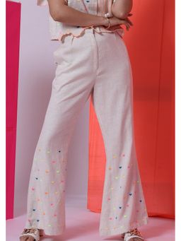 The House of She’s by Divya Gupta - Beige Ishq Vishq The Bell Bottom Trouser
