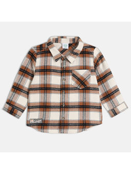 MINI KLUB - Cotton Full Sleeves Checked Shirt