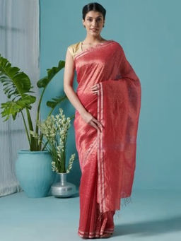 Fabindia - Silk Cotton Loom Woven Sari