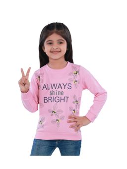 3PIN - Girls Printed Cotton Crew Neck Sweatshirt