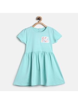 MINI KLUB - Kids Girls Teal Dress