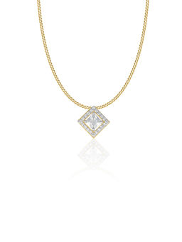 Maiora Diamonds - 1Carat | 18K Gold VS Diamond Pendant | Lab Grown Diamonds | Yellow Gold