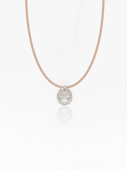 Maiora Diamonds - 1Carat | 18K Gold VS Diamond Pendant | Lab Grown Diamonds | Rose Gold