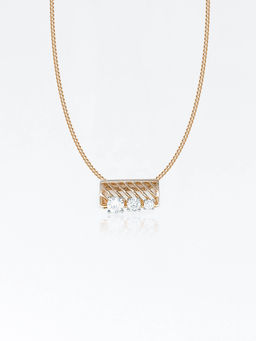 Maiora Diamonds - The Tinted Belle Multi-Look Pendant | Lab Grown Diamonds |Rose Gold