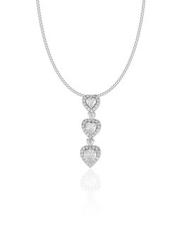 Maiora Diamonds - The Antheia Dimensions Pendant | Lab Grown Diamonds | White Gold