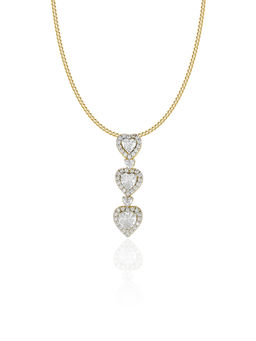 Maiora Diamonds - The Antheia Dimensions Pendant | Lab Grown Diamonds | Yellow Gold
