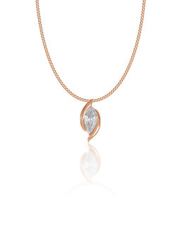 Maiora Diamonds - 1Carat | 18K Gold VS Diamond Pendant | Lab Grown Diamonds | Rose Gold