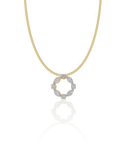 Maiora Diamonds - OS Pendant | Lab Grown Diamonds | Yellow Gold