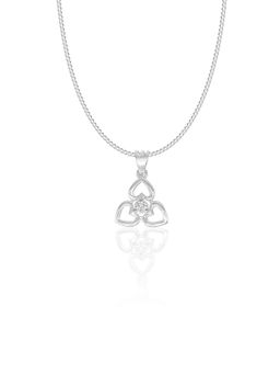 Maiora Diamonds - Triad Heart Pendant | Lab Grown Diamonds | White Gold