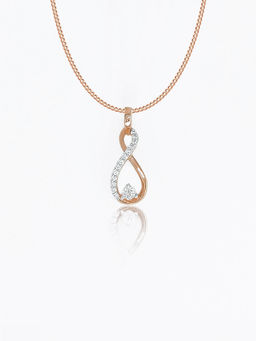 Maiora Diamonds - Infinity Pendant | Lab Grown Diamonds | Rose Gold