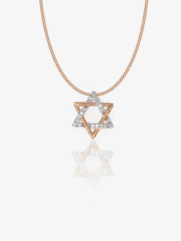 Maiora Diamonds - Shooting Star Pendant | Lab Grown Diamonds | Rose Gold