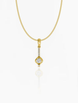Maiora Diamonds - Fallen Stone Pendant | Lab Grown Diamonds | Yellow Gold