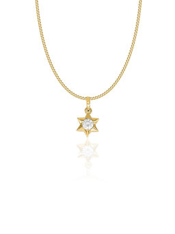 Maiora Diamonds - Star Charm Pendant | Lab Grown Diamonds | Yellow Gold
